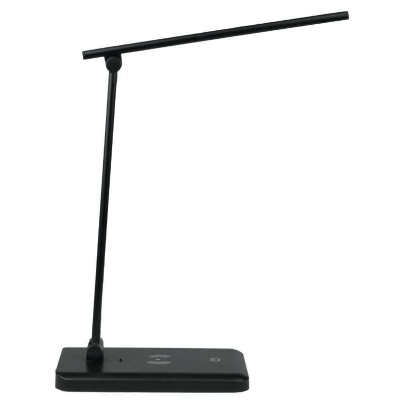 Lampka biurkowa LED z ładowarką indukcyjną, DPM, czarna, 1szt