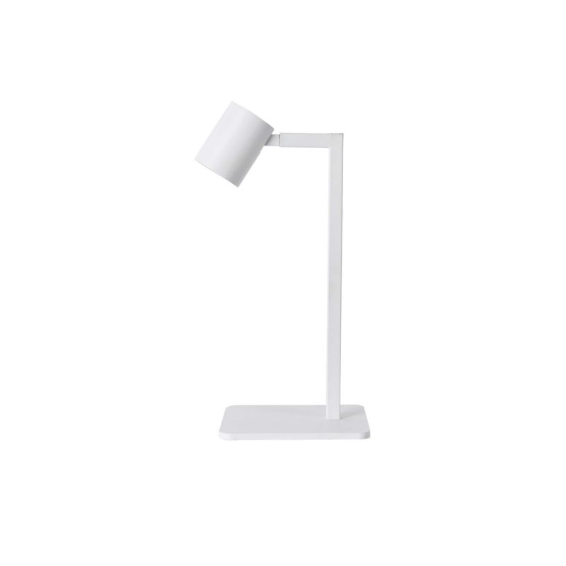 Lampka biurkowa Light Prestige Snow biała  1 x GU10 x 50W IP20 wym: 34.8 x 14 x 17 cm metal - 1 szt.