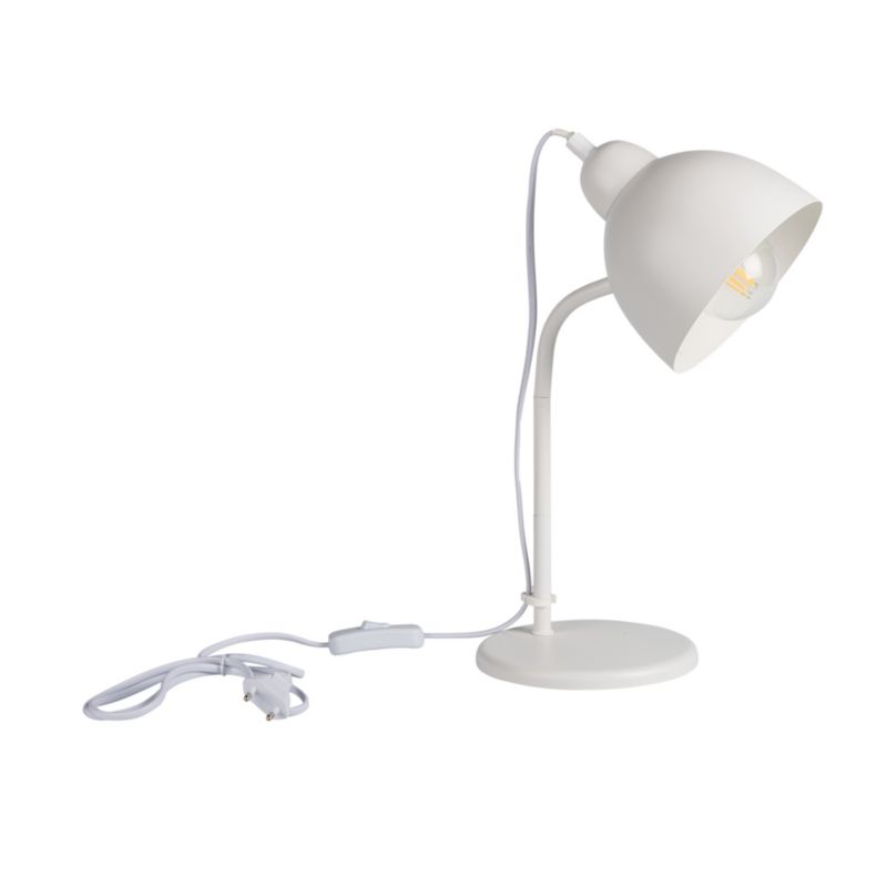 Lampka biurkowa LightLogic LL DZIB TL E27 W 66398 nocna biała szkolna 5W 1 szt.