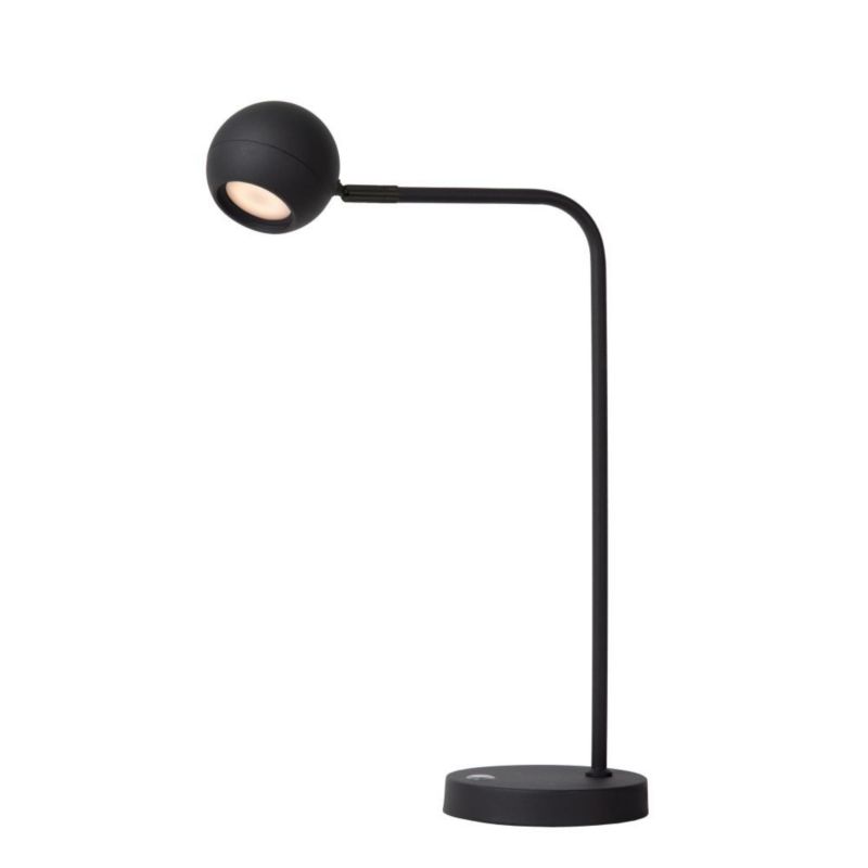 Lampka biurkowa Lucide Comet czarna LED 3W biały ciepły 2700K 280lm IP20 wym:50x30x15cm - 1 szt.