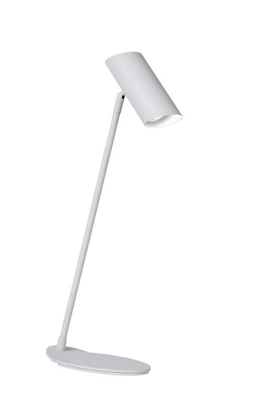 Lampka biurkowa Lucide Hester biała  1 x GU10 x 7W IP20 wym: 53 x 12 x 21.5 cm metal - 1 szt.