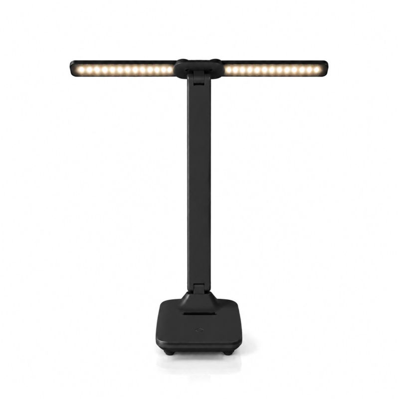 Lampka Biurkowa Lumiled LED Podwójna Stołowa Regulowana 9W 360lm Czarna 1 szt.