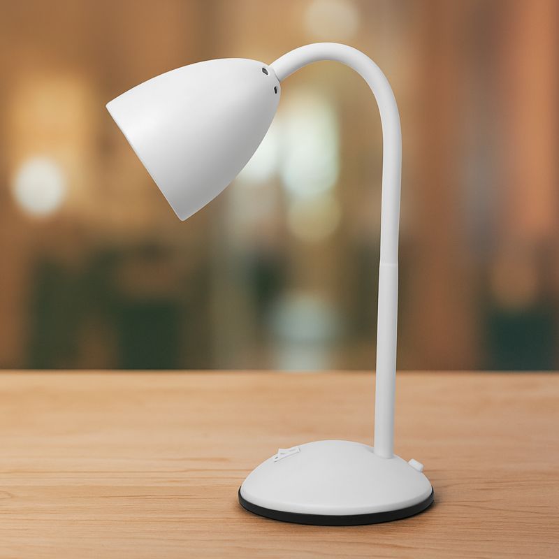 Lampka biurkowa Milagro Logic 1 x E27 biała