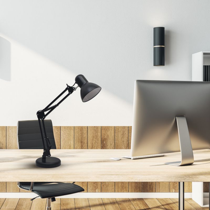 Lampka biurkowa Milagro Nexa 1 x E27 czarna