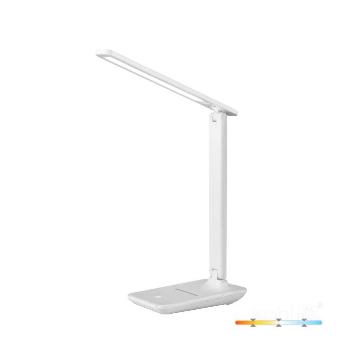 Lampka biurkowa nowoczesna Kobi NOBLITE biała LED 7W biały zmienny Od 2700 do 6000K 460lm IP20 - 1 szt.
