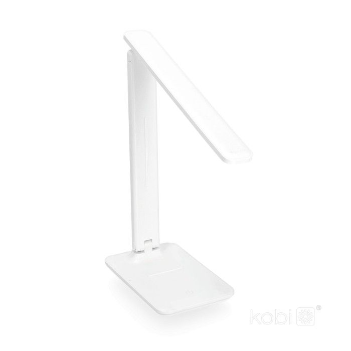 Lampka biurkowa nowoczesna Kobi NOBLITE biała LED 7W biały zmienny Od 2700 do 6000K 460lm IP20 - 1 szt.