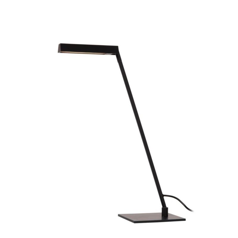 Lampka biurkowa nowoczesna Lucide Lavale czarna LED 3W biały ciepły 2700K 130lm IP20 wym:42,3x27,2x13cm - 1 szt.