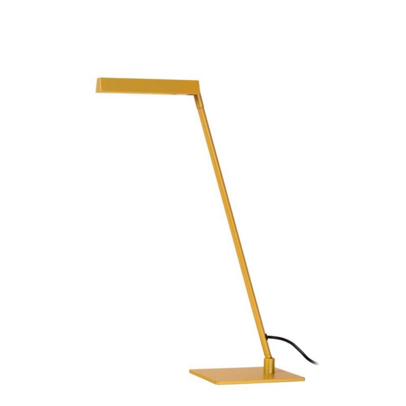 Lampka biurkowa nowoczesna Lucide Lavale żółta LED 3W biały ciepły 2700K 130lm IP20 wym:42,3x27,2x13cm - 1 szt.