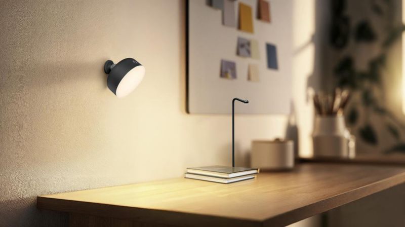 Lampka Biurkowa Osram Decor Helper Gadet Stołowa Regulowana 1.8W 100lm 3000K 114st Akumulatorowe Czarna Ściemnialna 1 szt.