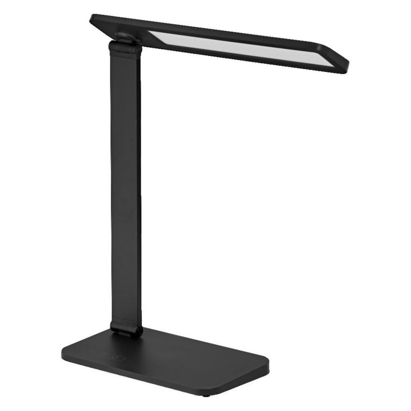 Lampka Biurkowa Osram Office Line Szkolna Oprawa Stołowa Kreślarska LED Ściemnialna 7W CCT 418lm Czarny 1 szt.