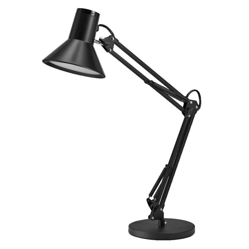 Lampka Biurkowa Osram Office Line Szkolna Oprawa Stołowa Kreślarska LED Ściemnialna 9W 3000K 393lm Czarny 1 szt.