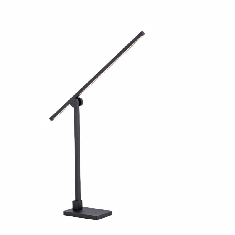 Lampka biurkowa Paul Neuhaus Pure-Grafo czarna LED 6.5W 3000K 180lm  IP20 wym: 83.5 x 10 x 55 cm metal - 1 szt.