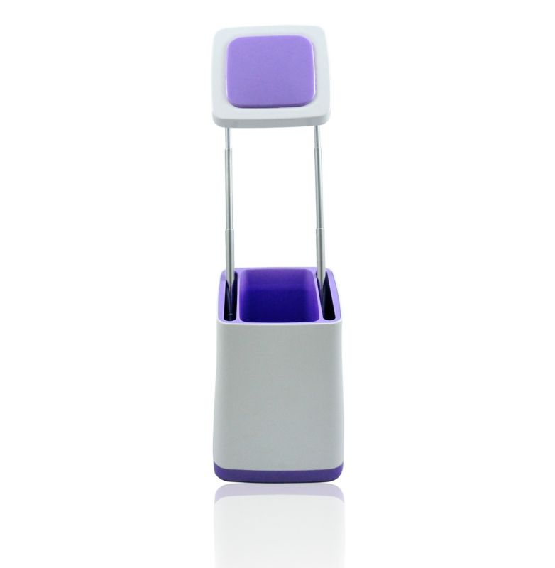 Lampka biurkowa Polux Helsinki  biało-fioletowa LED 4.2W 3000K 190lm  IP20 wym: 30.5 x 9 x 9 cm tworzywo sztuczne - 1 szt.
