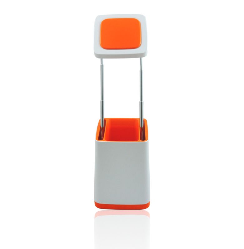 Lampka biurkowa Polux Helsinki  biało-pomarańczowa LED 4.2W 3000K 190lm  IP20 wym: 30.5 x 9 x 9 cm tworzywo sztuczne - 1 szt.