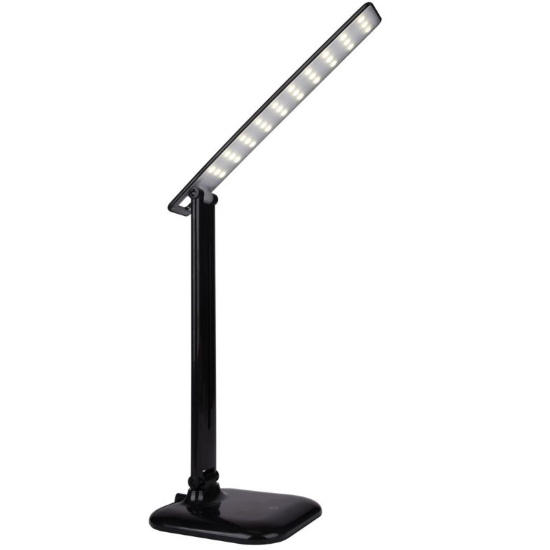 Lampka biurkowa Polux Jowi  czarna LED 8W 3000K 790 lm  IP20 wym: 36 x 15 x 15 cm tworzywo sztuczne - 1 szt.