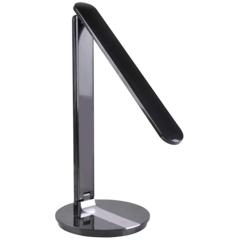 Lampka biurkowa Polux Serra  czarna LED 8W 3000K-6500K 790 lm  IP20 wym: 38.5 x 16.5 x 16.5 cm tworzywo sztuczne - 1 szt.