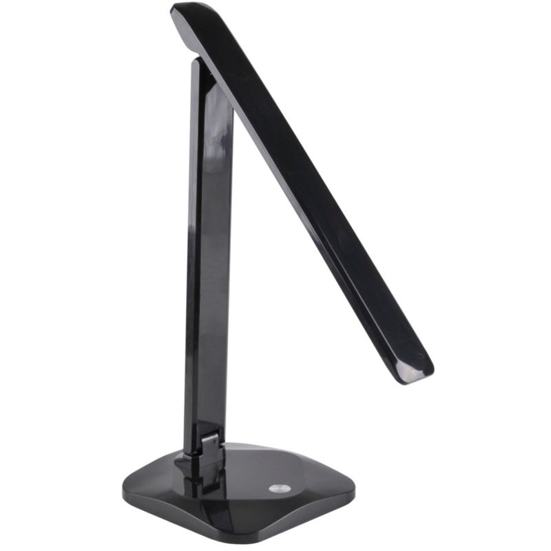 Lampka biurkowa Polux Toledo  czarna LED 8W 3000K-6500K 790 lm  IP20 wym: 40 x 15 x 15 cm tworzywo sztuczne - 1 szt.