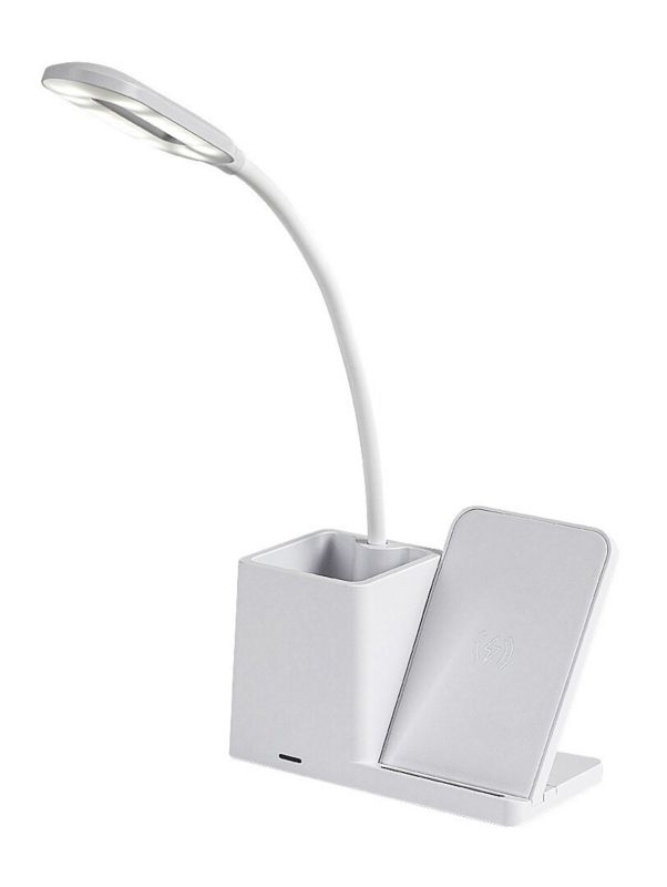 Lampka biurkowa Rabalux Cerie biała LED 4W 3000K-6500K 200lm  IP20 wym: 30.5 x 15 x 8 cm tworzywo sztuczne - 1 szt.