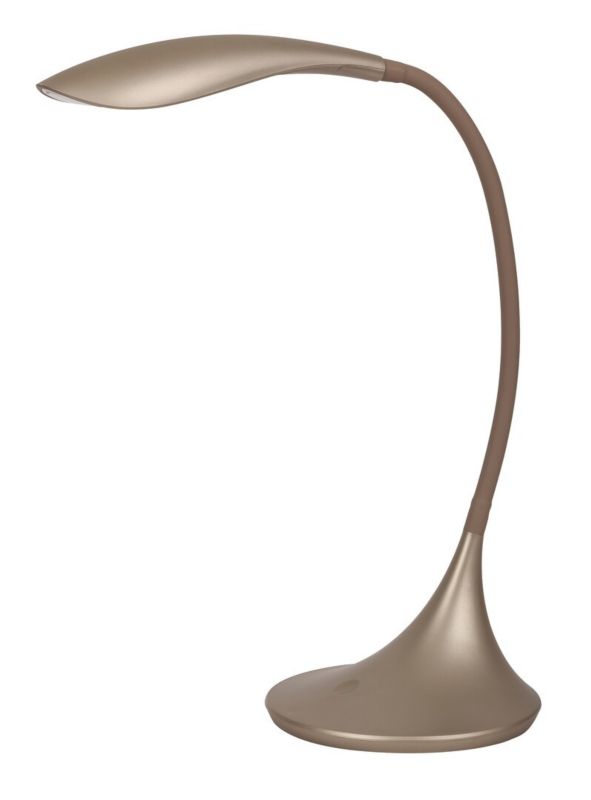 Lampka biurkowa Rabalux Dominic kolor szampański LED 5.3W 3000K 520lm  IP20 wym: 52 x 32 x 32 cm tworzywo sztuczne - 1 szt.