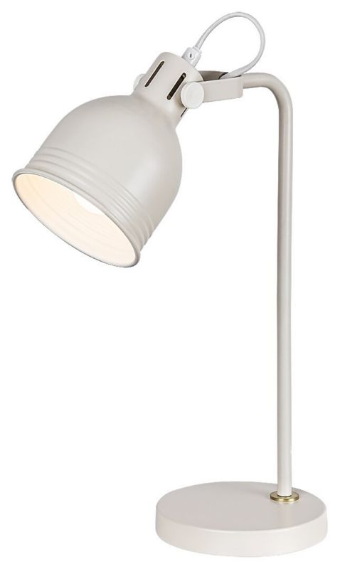 Lampka biurkowa Rabalux Flint beżowa  1 x E14 x 25W IP20 wym: 44 x 22.5 x 22.5 cm metal - 1 szt.
