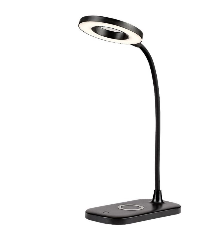 Lampka biurkowa Rabalux Hardin biało-czarna LED 5W 2700-6000K 210lm  IP20 wym: 29 x 10 x 10 cm tworzywo sztuczne - 1 szt.
