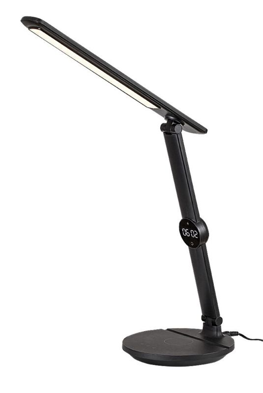 Lampka biurkowa Rabalux Isak czarna LED 9W 3000-6500K 1000lm  IP20 wym: 38 x 16.5 x 34 cm tworzywo sztuczne - 1 szt.