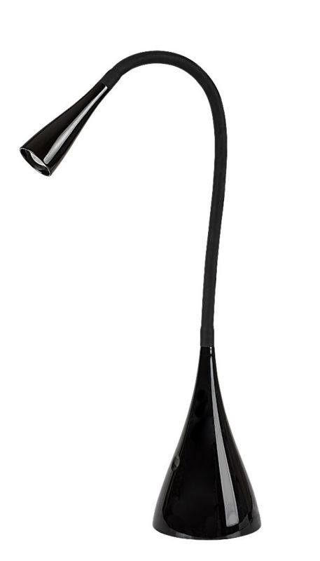 Lampka biurkowa Rabalux Jeff2 czarno-biała LED 4W 3000K 250lm  IP20 wym: 48 x 11 x 28.5 cm tworzywo sztuczne - 1 szt.