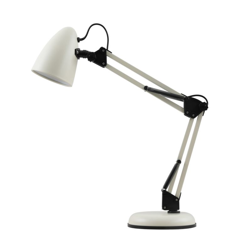 Lampka biurkowa regulowane ramię Italux Notari biała LED 5W  IP20 - 1 szt.