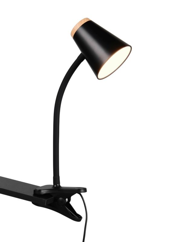 Lampka biurkowa RL PONGO czarna LED 4.5W 3000K 500lm IP20 wym:33x9,5x15cm - 1 szt.