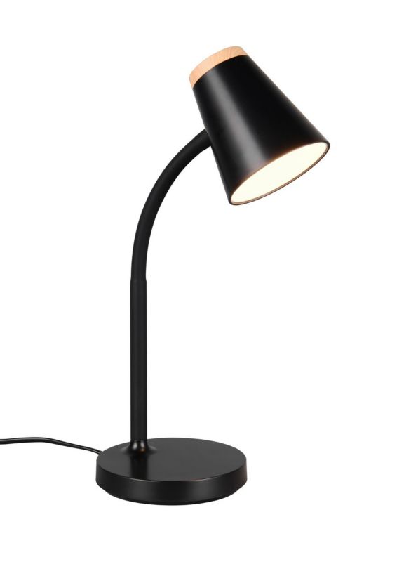 Lampka biurkowa RL PONGO czarna LED 4.5W 3000K 500lm IP20 wym:36x13x13cm - 1 szt.