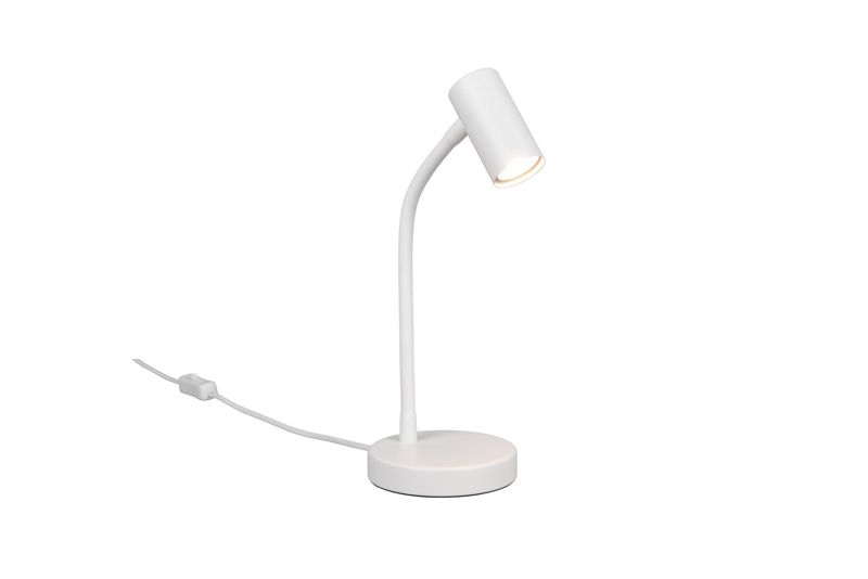 Lampka biurkowa RL TARYN biały matowy 1xGU10 minix5W IP20 wym:28x12x18cm - 1 szt.