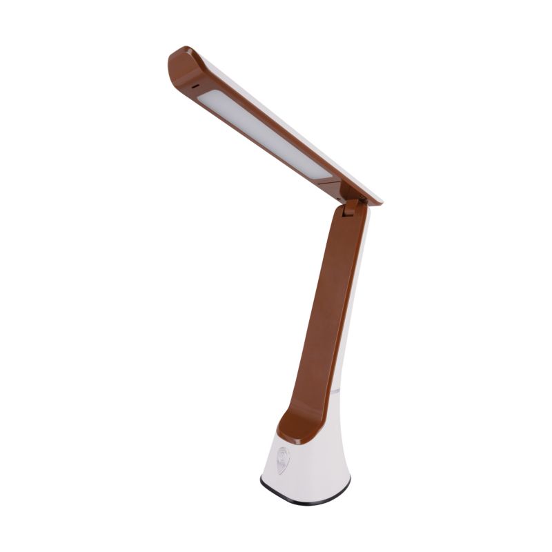 Lampka biurkowa składana dotykowa Struhm GIBON biało-brązowa LED 8W 2700K/4400K/6500KK 280lm IP20 wym:29,5x7,7x24,5cm - 1 szt.