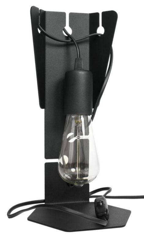 Lampka biurkowa Sollux Lighting Arby czarna  1 x E27 x 60W IP20 wym: 30 x 15 x 15 cm metal - 1 szt.