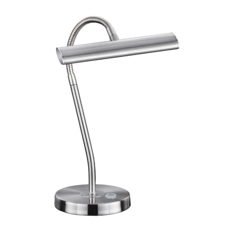 Lampka biurkowa Trio Curtis srebrna LED 4W 3000K 400lm  IP20 wym: 35 x 18 x 18 cm metal - 1 szt.