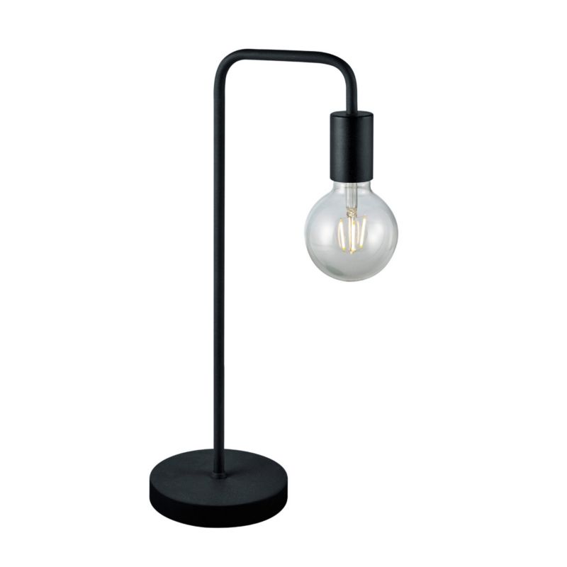 Lampka biurkowa Trio Diallo czarna  1 x E27 x 42W IP20 wym: 51 x 15 x 15 cm metal - 1 szt.