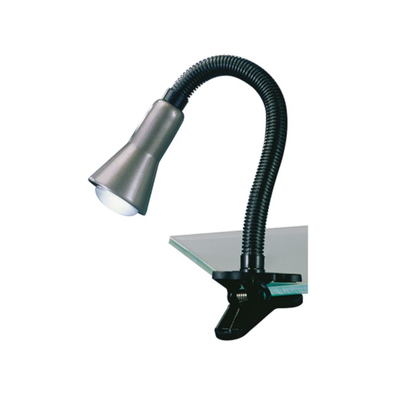 Lampka biurkowa Trio Flexo szara  1 x E14 x 18W IP20 wym: 30 x 8.2 x 8.2 cm tworzywo sztuczne - 1 szt.