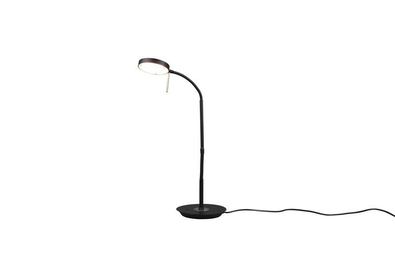 Lampka biurkowa Trio NEMIO czarny matowy LED 12W 2300/3000/4000K 1400lm IP20 wym:57x19x46cm - 1 szt.