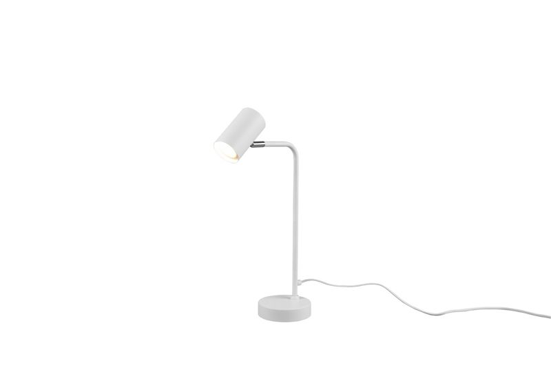 Lampka biurkowa Trio VANTOS biały matowy 1xGU10x5W IP20 wym:45x12x12cm - 1 szt.