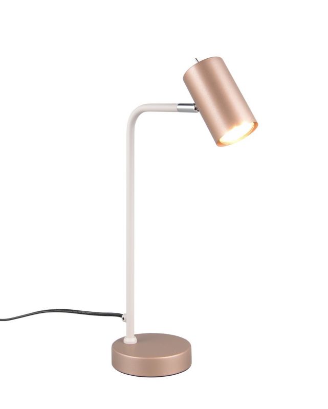 Lampka biurkowa Trio VANTOS kawowo-szara 1xGU10x5W IP20 wym:45x12x12cm - 1 szt.