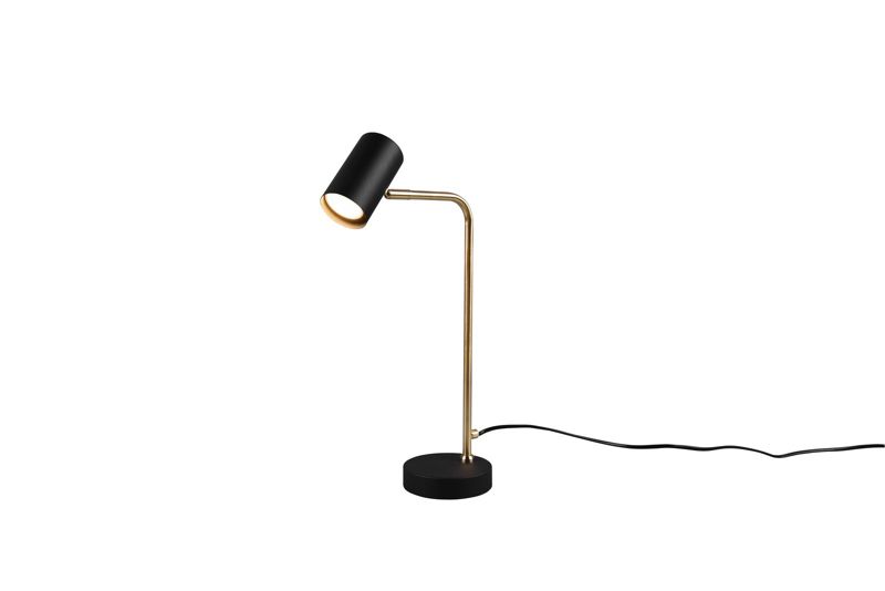 Lampka biurkowa Trio VANTOS mosiądz matowy 1xGU10x5W IP20 wym:45x12x12cm - 1 szt.