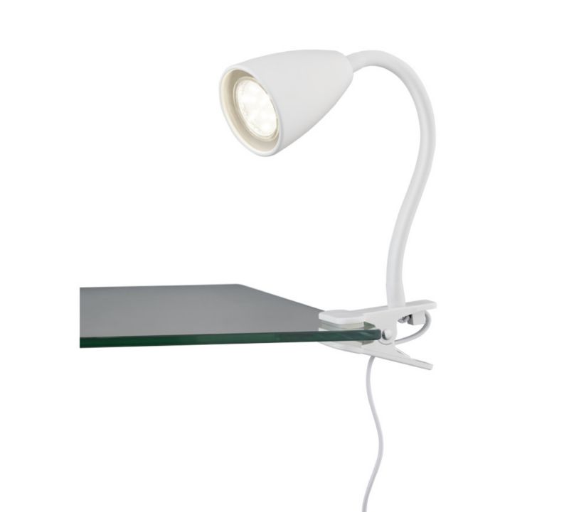 Lampka biurkowa Trio Wanda biała 1xGU10x10W IP20 wym:20x7x7cm - 1 szt.