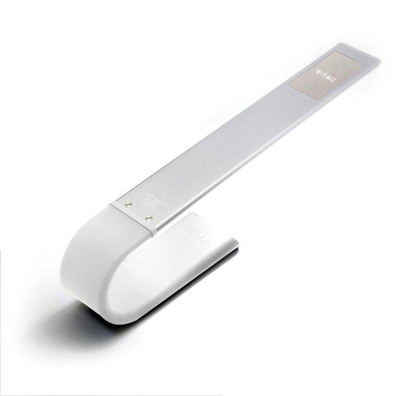 Lampka biurkowa V-TAC  biała LED 6.5W 2700K-6400K 110lm  IP20 wym: 6.5 x 56.2 x 2.1 cm tworzywo sztuczne - 1 szt.