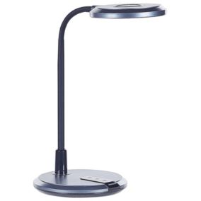 Lampka biurowa Columba Czarno-srebrny 1 szt.