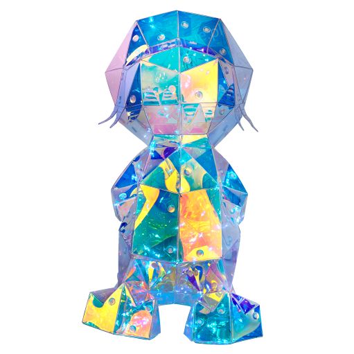 Lampka dekoracyjna LED Lemisie Dino, 30 cm, zasilanie USB lub bateryjne, pakowana w pudełko prezentowe, 1 szt.