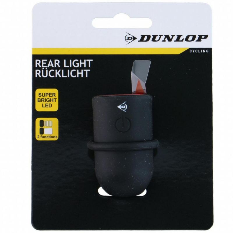Lampka Dunlop rowerowa na przód silikonowa 1szt.