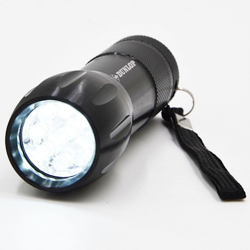Lampka Dunlop  rowerowa przednia 2 w 1 9 led   1szt.