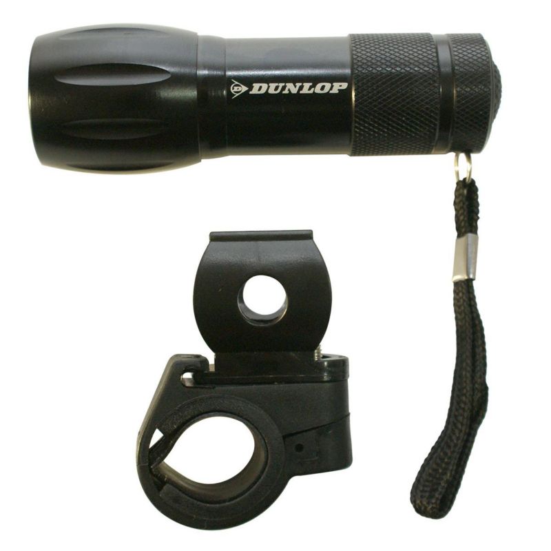 Lampka Dunlop  rowerowa przednia 2 w 1 9 led   1szt.