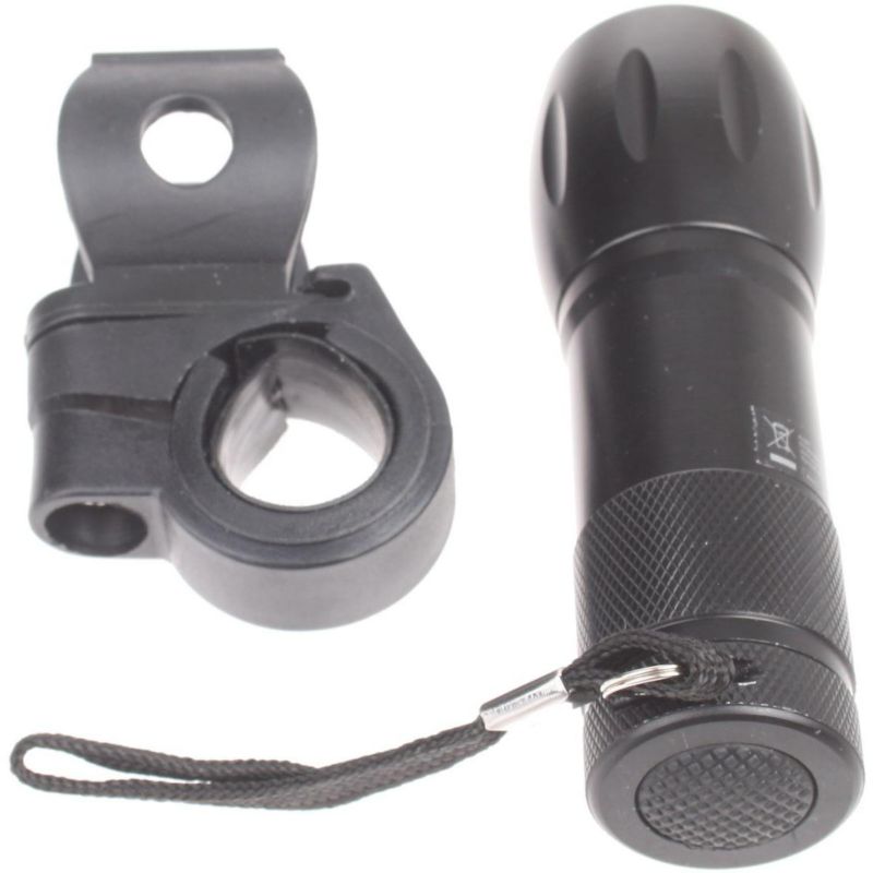 Lampka Dunlop  rowerowa przednia 2 w 1 9 led   1szt.