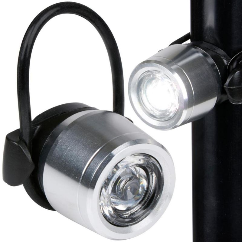 Lampka Dunlop  rowerowa przednia aluminiowa  1szt.