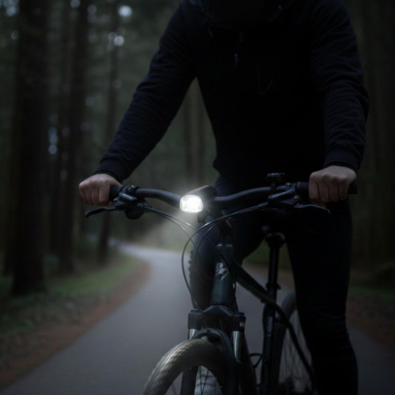 Lampka Dunlop rowerowa przednia led usb-c  2 tryby 1szt.